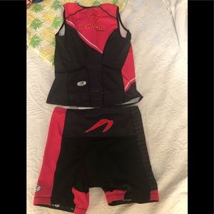 Triathalon  shorts and shirt